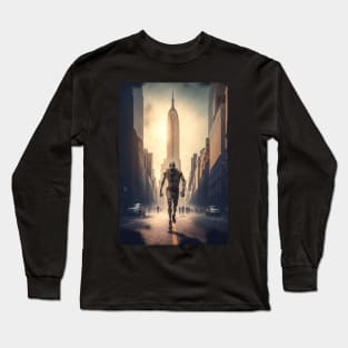 Zombie in New York Long Sleeve T-Shirt